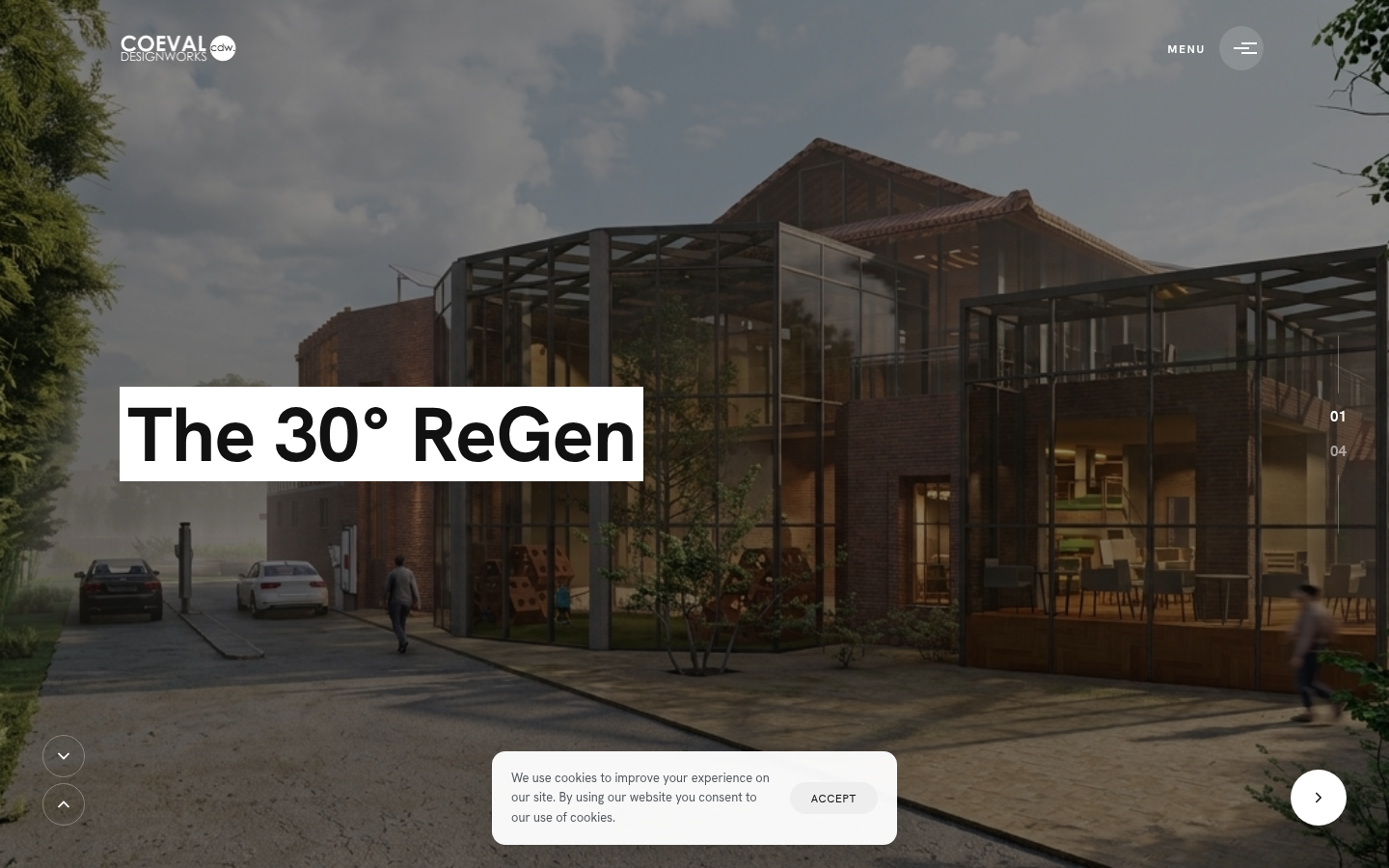 Coeval Designworks website project by Amadeus Lab