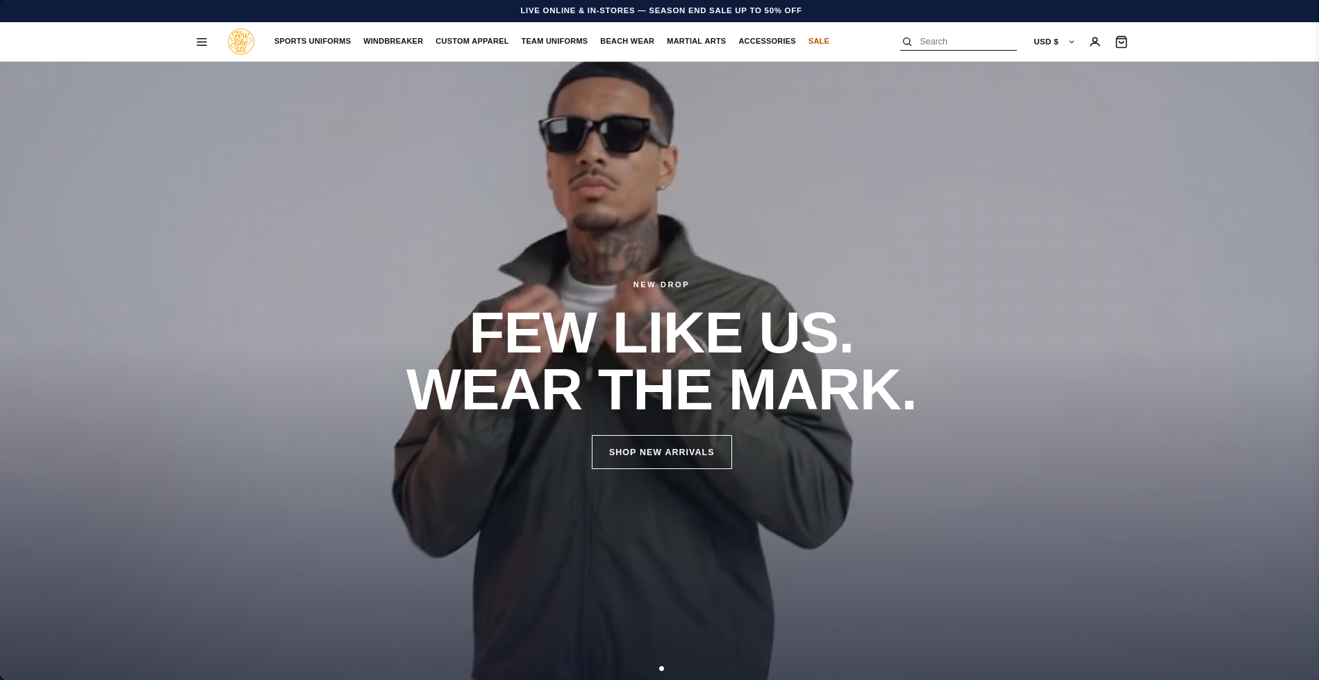 Few Like Us website project by Amadeus Lab