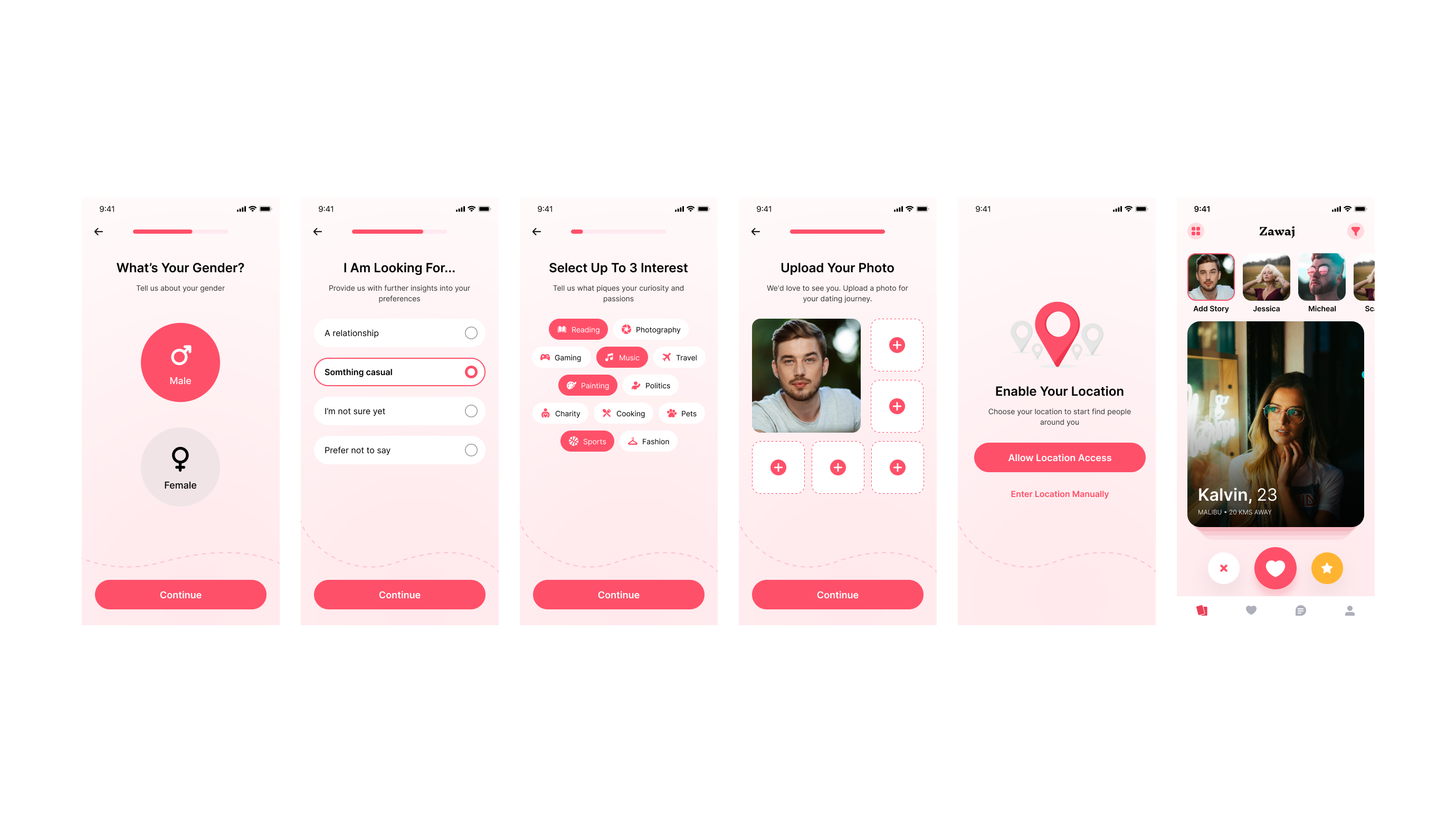 Social Discovery Mobile App project by Amadeus Lab