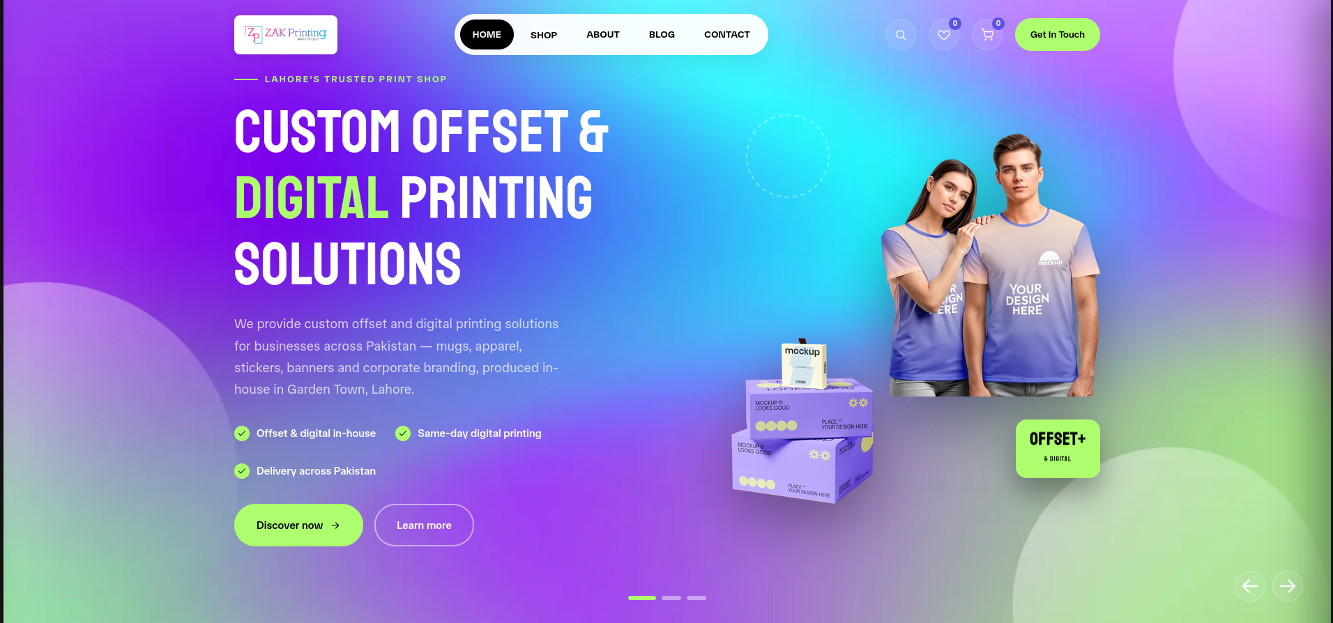 ZAK Printing project by Amadeus Lab